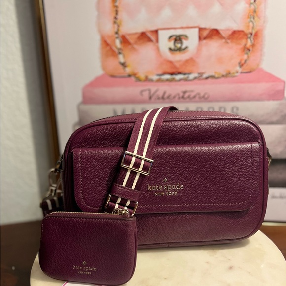 kate spade | Bags | Kate Spade Rosie Flap Camera Bag Purple